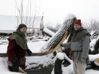 Trenger hjelp fra skogeiere til å ferdigstille vikingskip